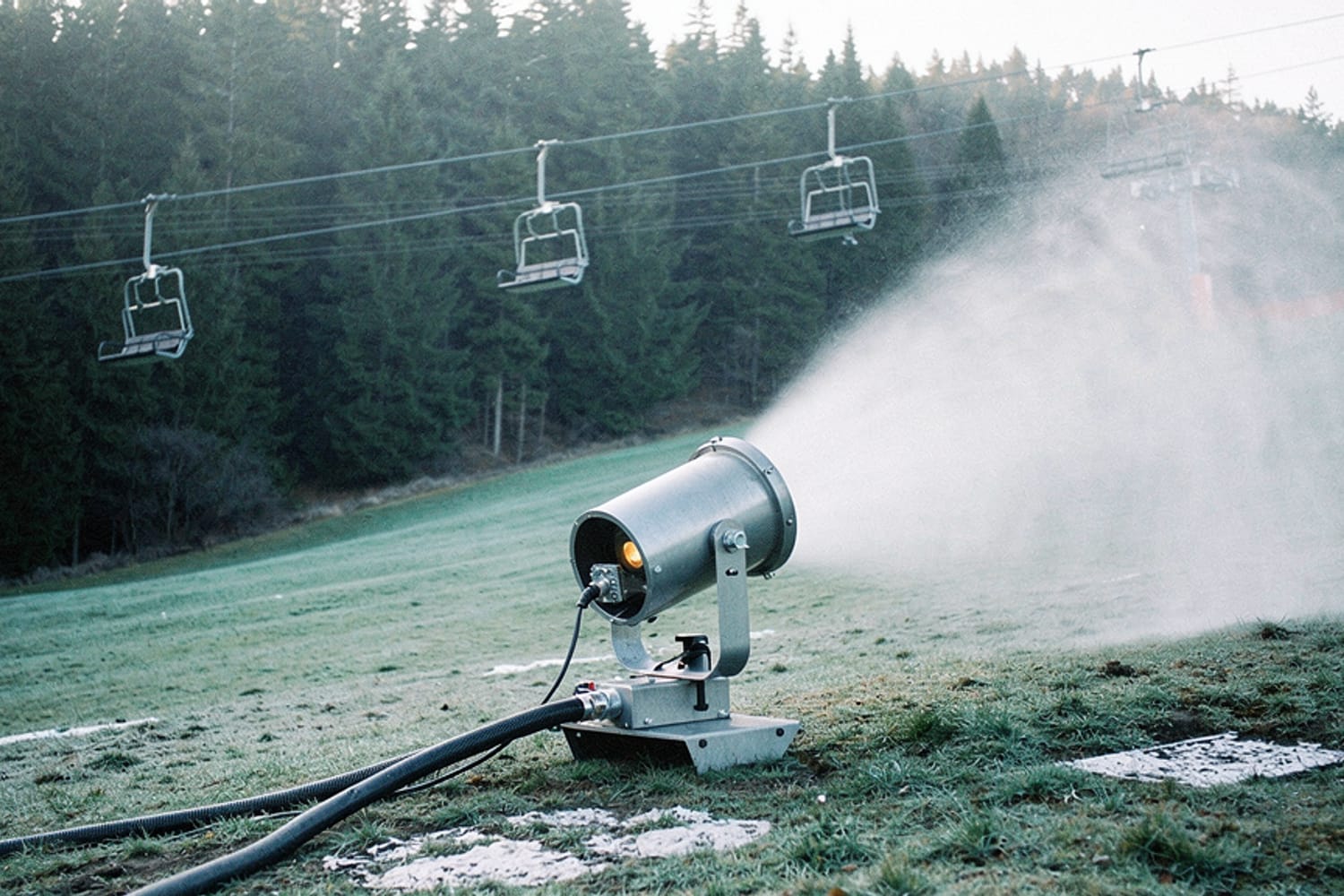 Tatra resorts test their snow cannons while lifts take their autumn break